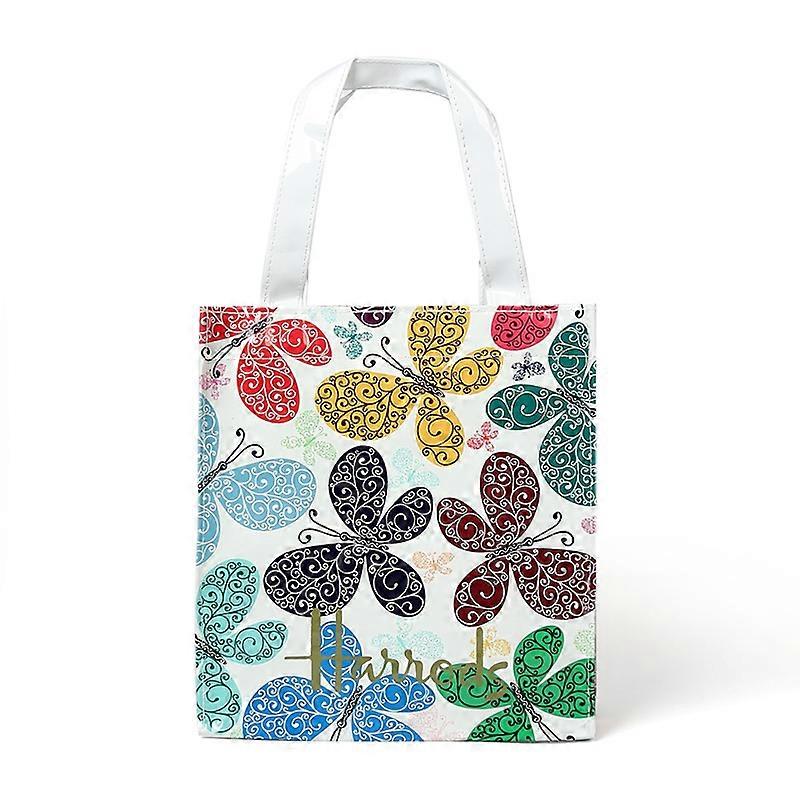 حقيبة حمل جديدة ذات سعة كبيرة مقاومة للماء PVC شفافة جيلي حقيبة نسائية لندن متسوق السيدات كتف حقائب التسوق