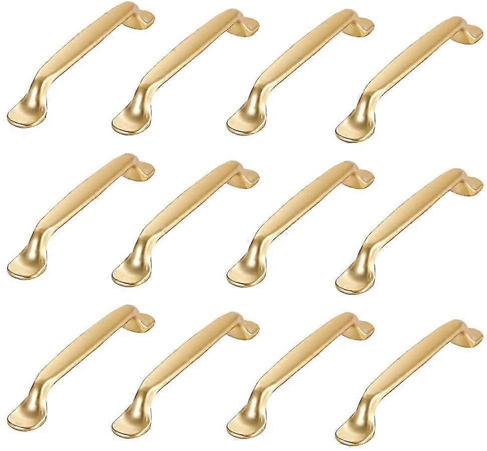 12 Pieces Golden Cabinet Handle