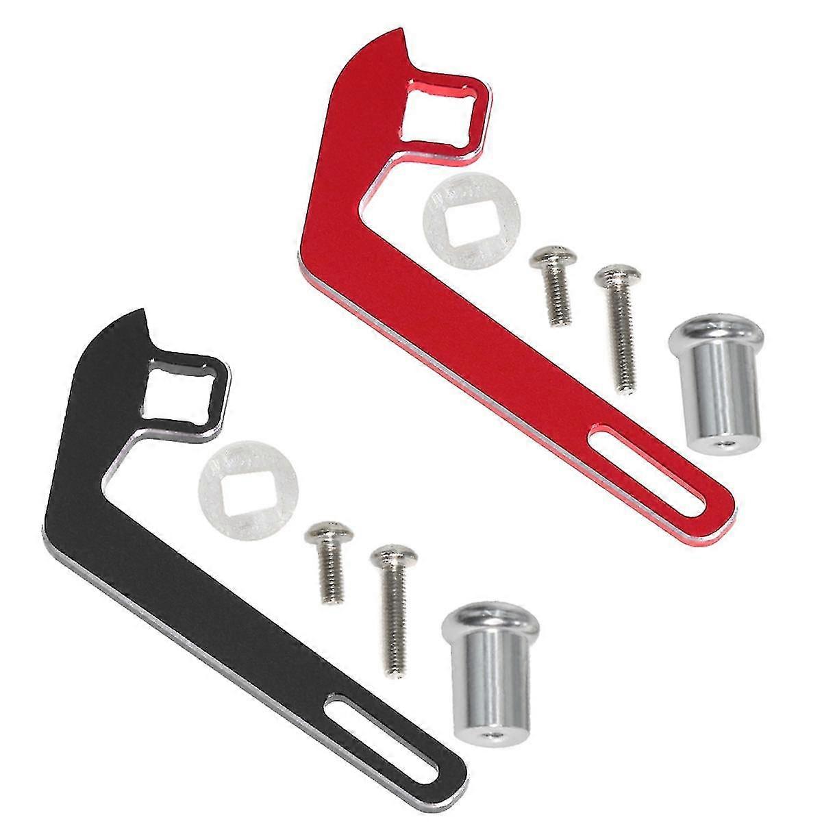 2pcs Metal Transmitter Steering Wheel Trigger One-handed Control Adapter For Trx4 Small Udr