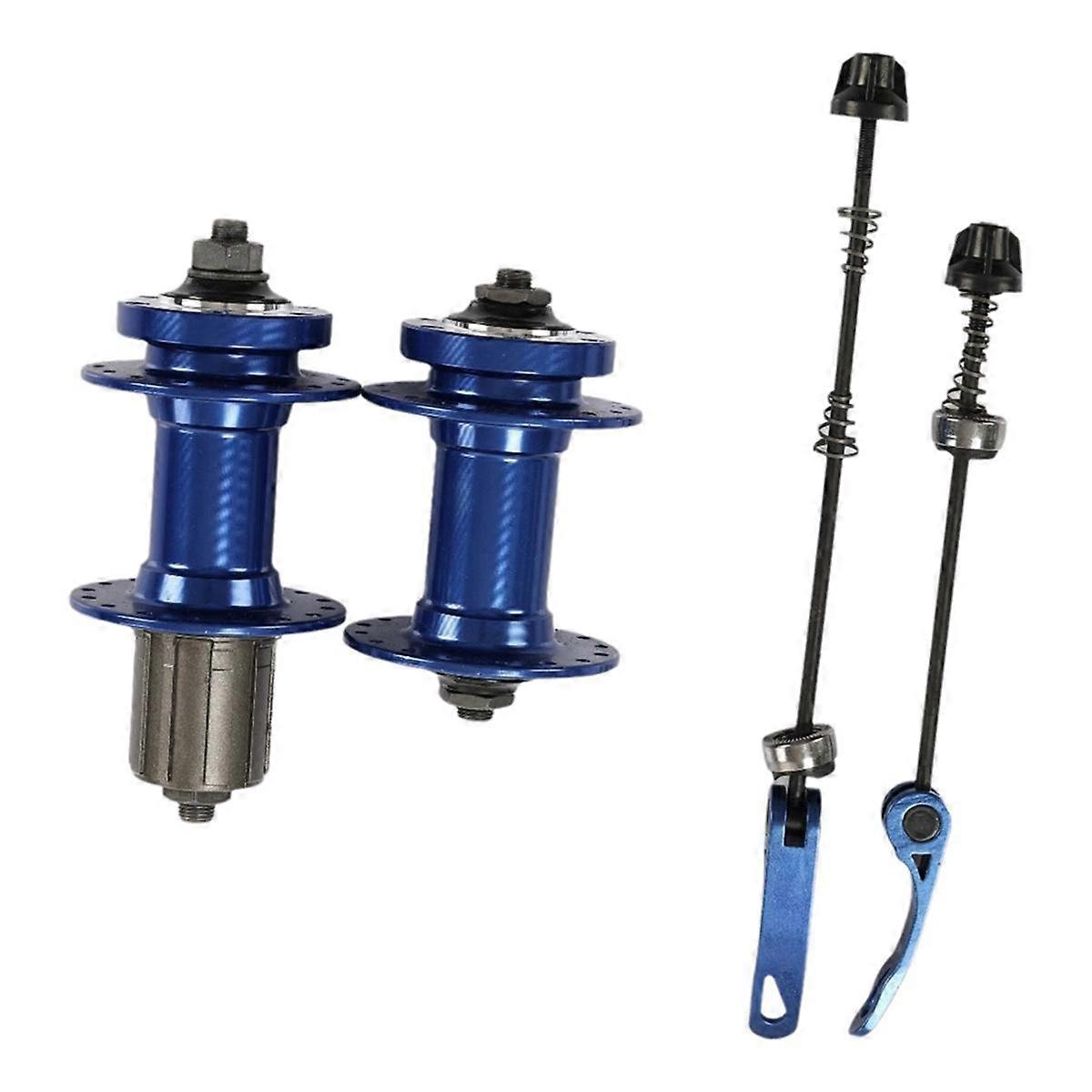 32-Hole Set of Card-Type Disc Brakes Huagu Mountain Bike Huagu Brakes Disc Brake Bicycle , Blue