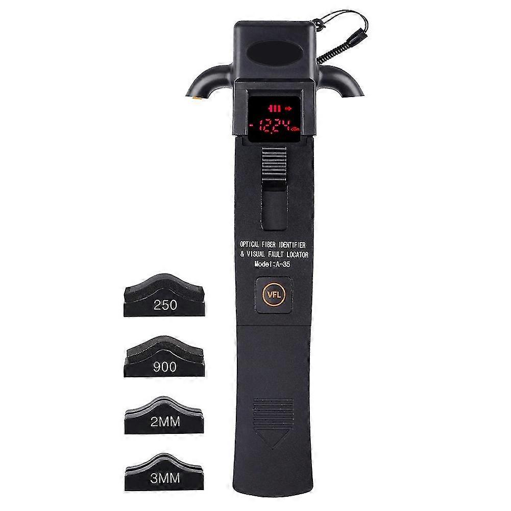 Optical Fiber Identifier + VFL + LED-licht, OFI Live Fiber Identifier Detector Identificador De Fib
