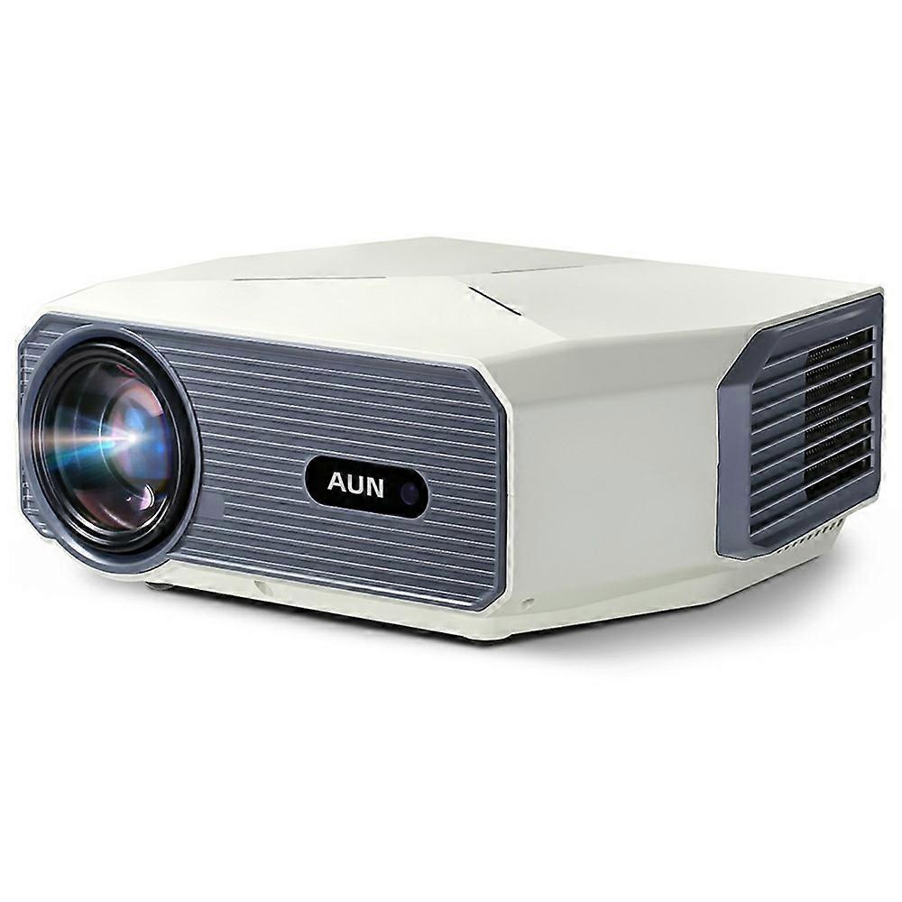 AUN A004 Pro 4-inch LCD Full HD 1080P Home Theater WiFi Bluetooth Android 9.0 Projector - AU Plug