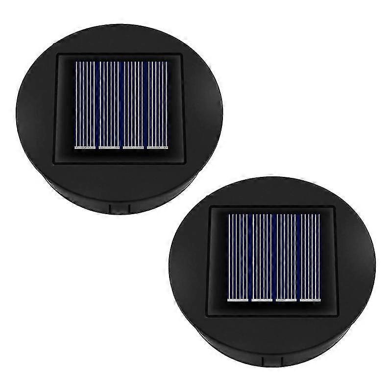 2PCS Solar Light Replacement Top Unit 8cm,Replacement Solar Panels,for Outside Garden Lantern Solar 