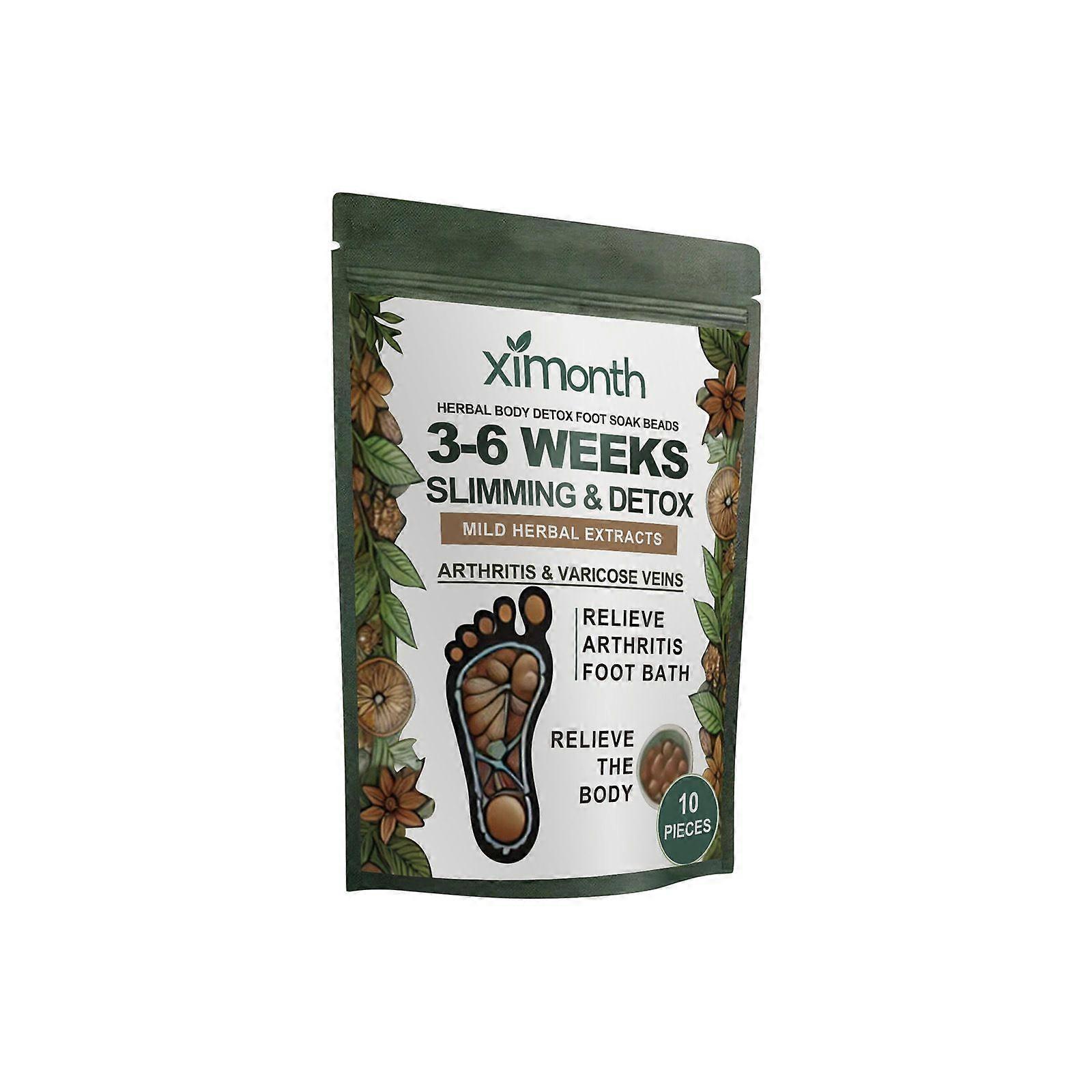 Ximonth Herbal Body Pieds Bain Perles Doux Soin Hydratant Pieds Confortables Soins Corporels Bain de Pieds Condensat Perles