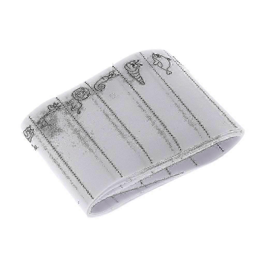 100 Pieces/set White Clothes Name Labels Multifunctional Iron-on Fabric Labels