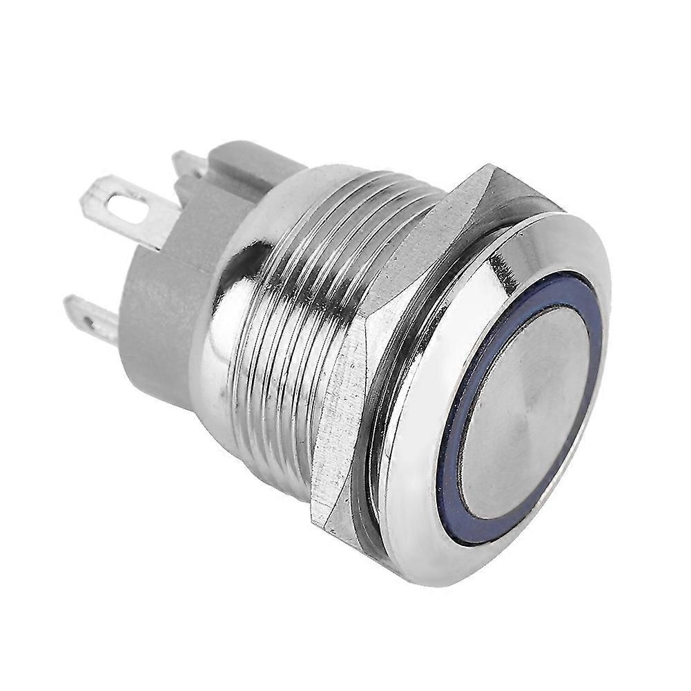 12V LED Power Symbol Angel Eye Push Button Toggle Metal ON/OFF Switch