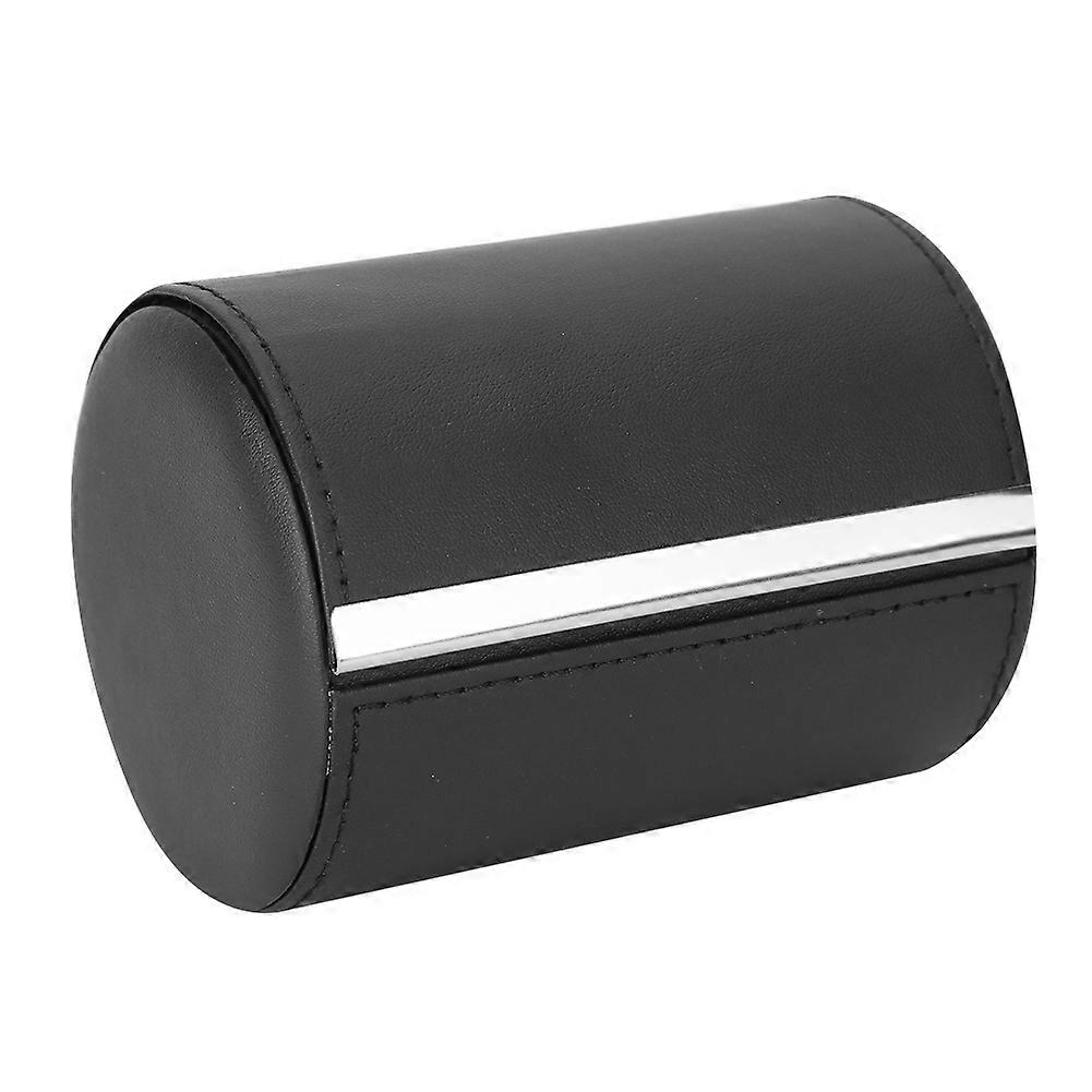 PU Leather Portable Necktie Storage Case Box for Men