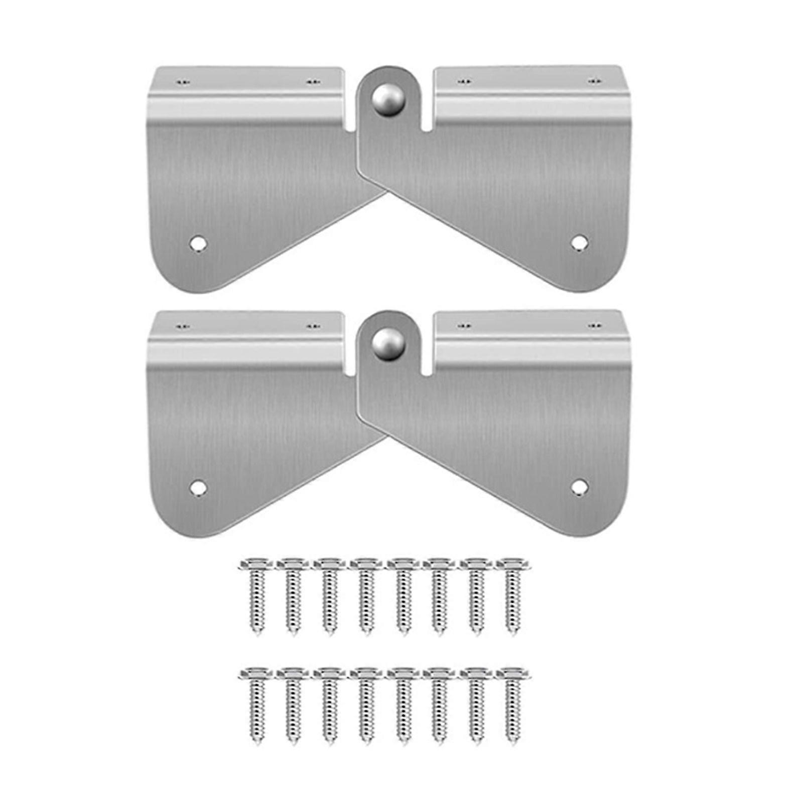 2/4Pcs Gutter Extension Hinge Downspout Extension Flipup Hinge DIY Installation Rectangle Square Downspout Replacement