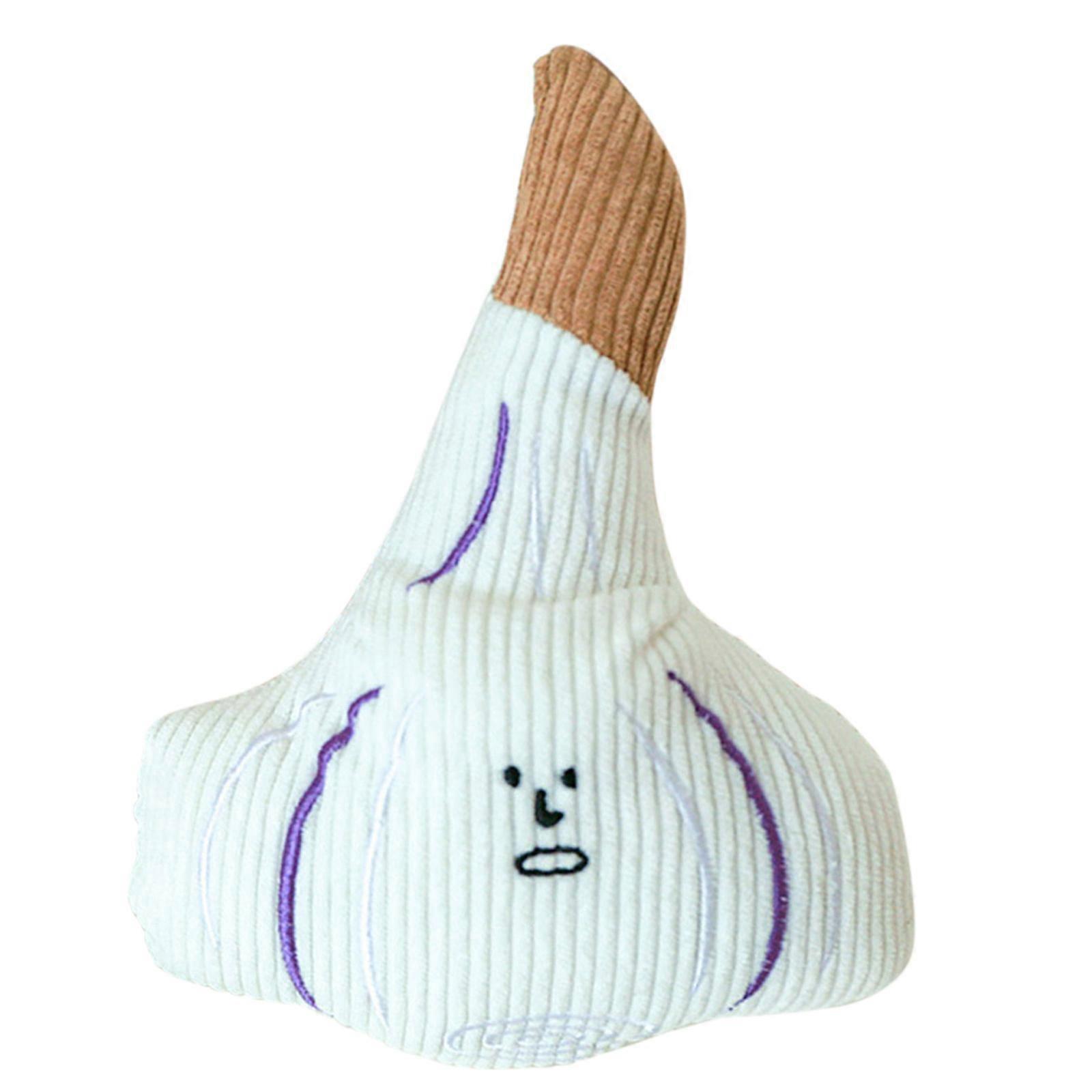 Lovely Plush Toy Squeaky Pet Vegetable Shape Plush Toy Dog Chew Squeaky Whistling Involved Decompression Dog Toy