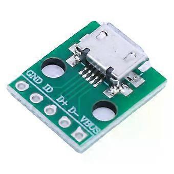 Heevhas 10x Micro-USB Auf DIP-Adapter – 5V, 2,54  Produktbild-Vorschau 2