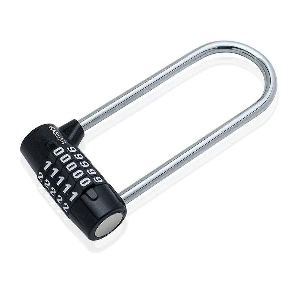 5-Digit Combination Beam Locker Handles - Zinc Alloy Cabinet Door Security Lock, Durable Design, Adjustable Size