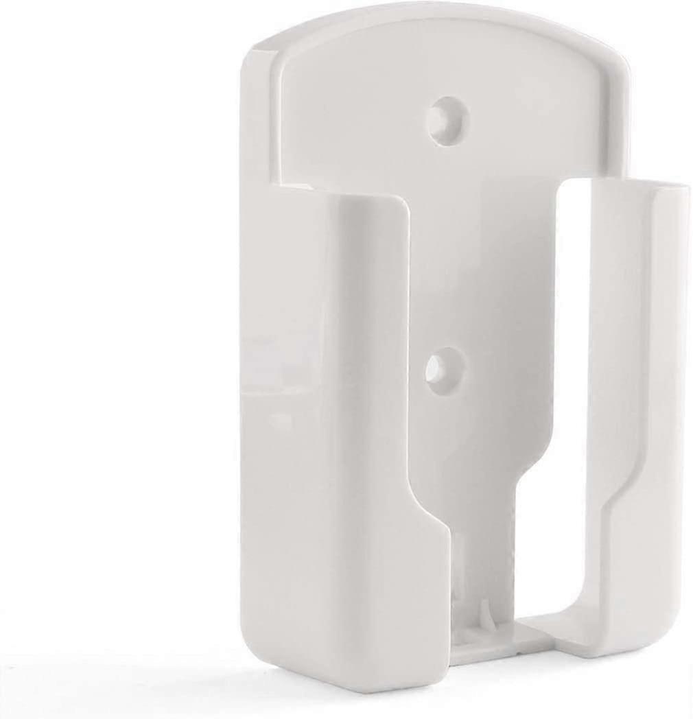 Remote Control Rack Holder White Wall-Mounted Organizer Self Adhesive Media Storage Box Case for Air Conditioner Controller