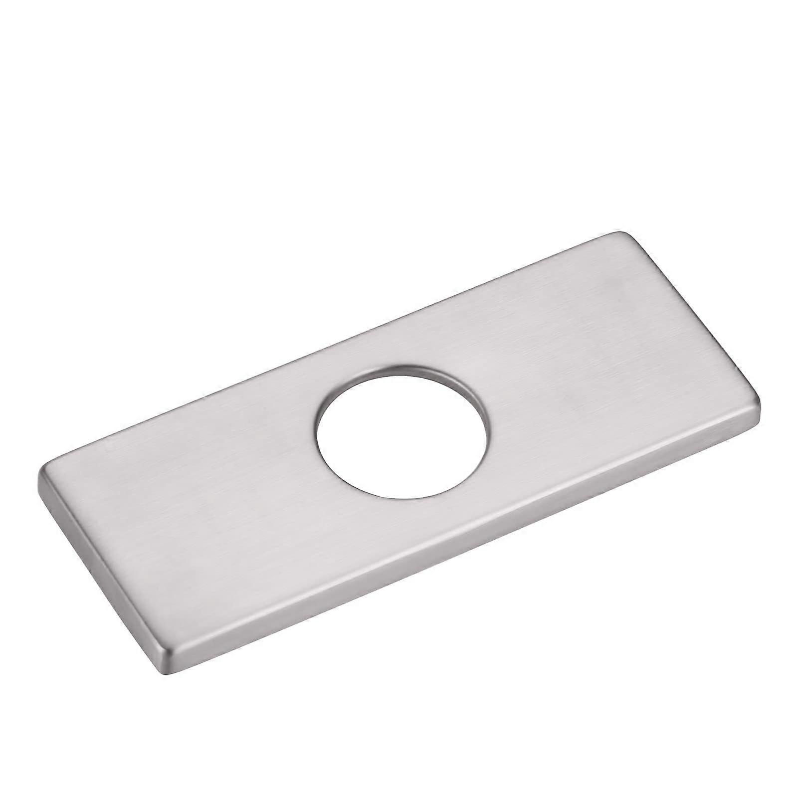 Bathroom faucet base six inches