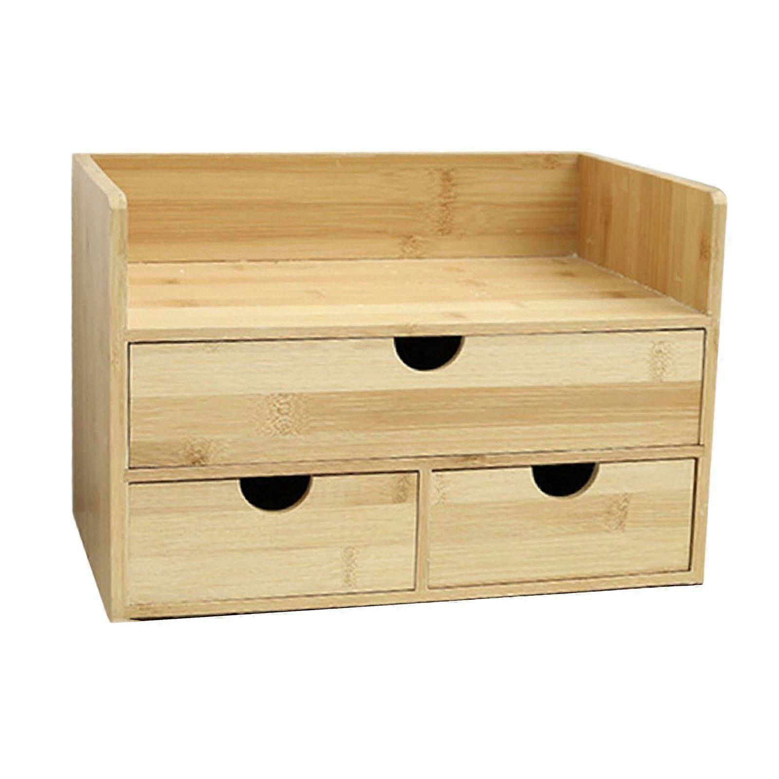 Desktop Drawer Storage Box with Drawers Elegant for Workspace Office Counter