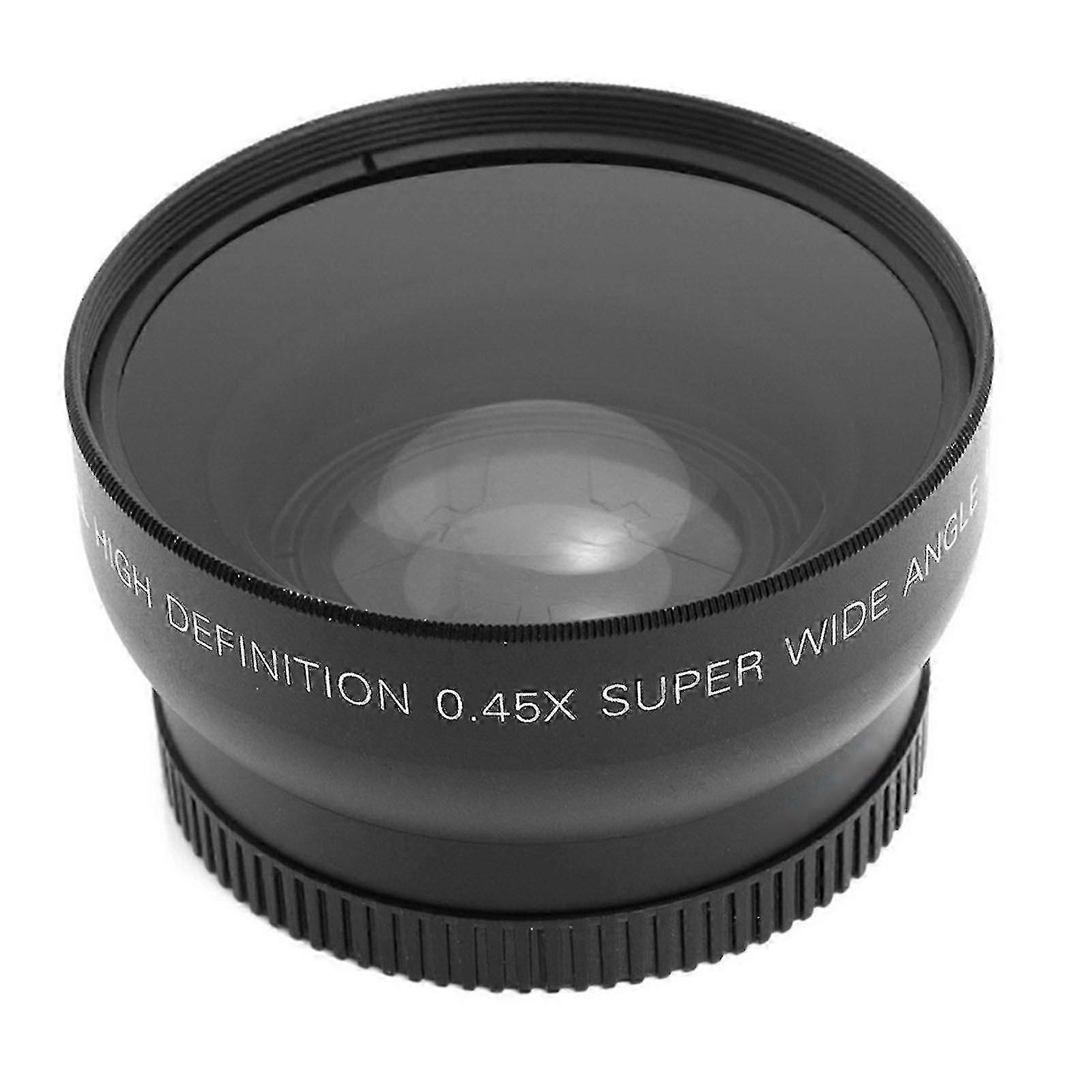 Wide-angled Macro Lens 55mm 0.45x Maginification Optical Glass Camera Lens
