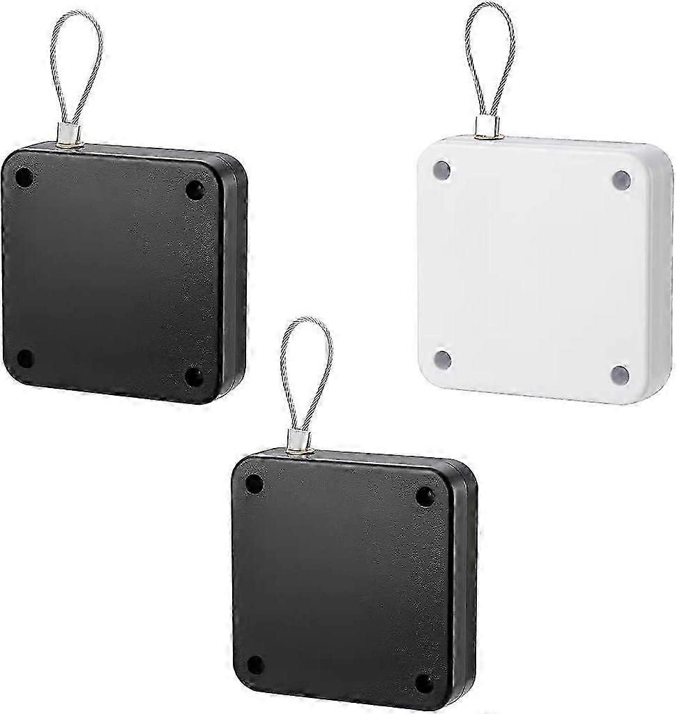 Punch-Free Automatic Sensor Door Closer, 3 Pack Multifunctional Door Closer,