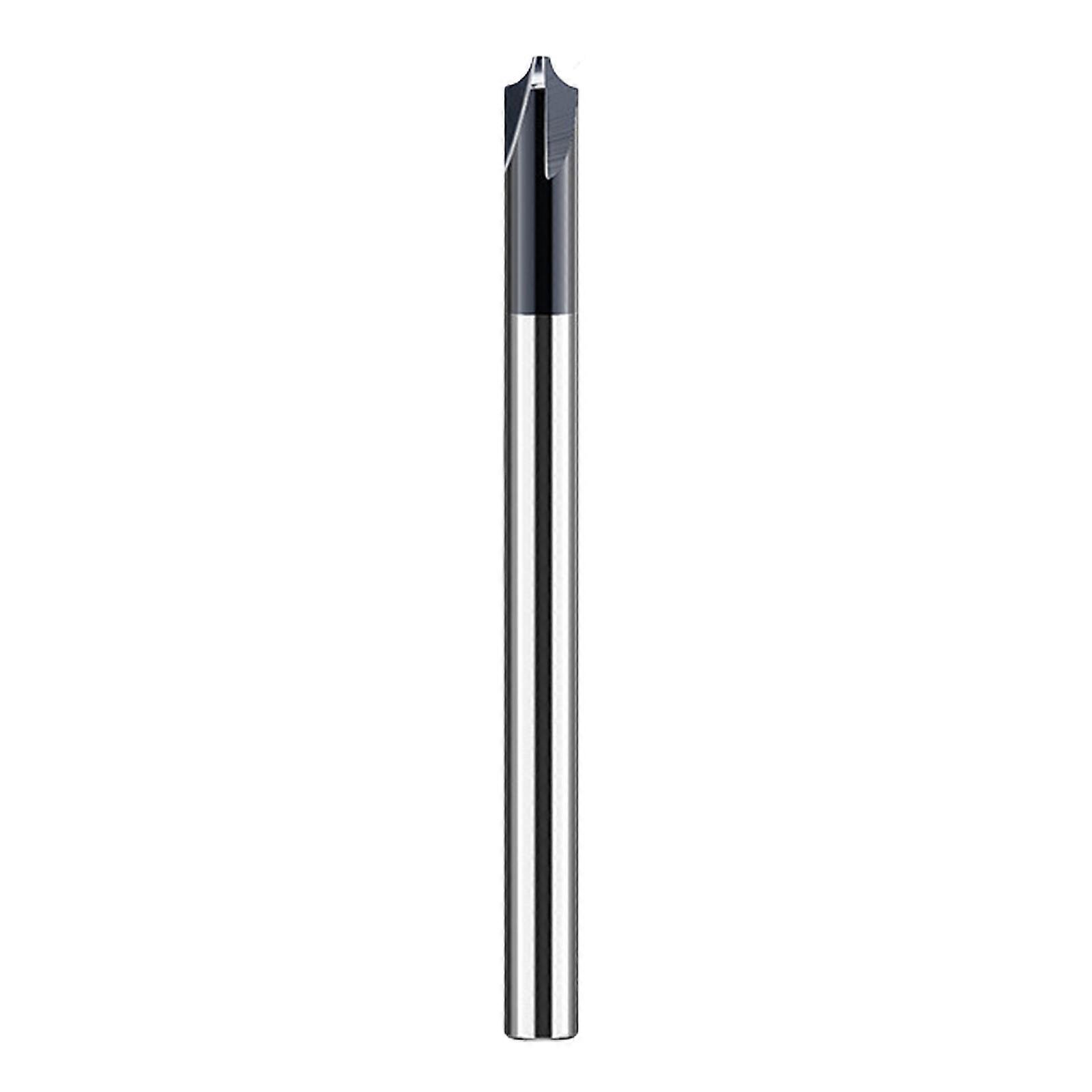 Solid Metal Chamfer Tool Milling Cutter 4 Flute Inner Arcs Chamfer Routers Bit Corner Rounding Deburring Tool