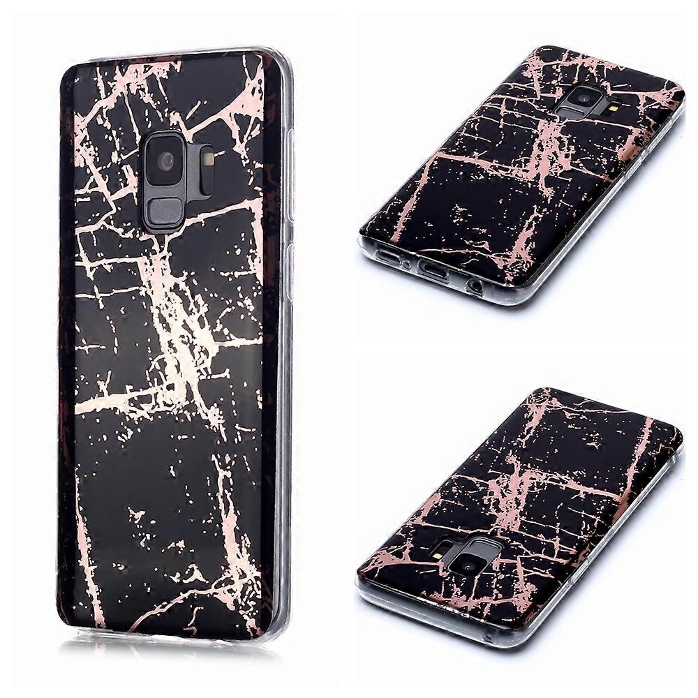Plating Marble Pattern Soft TPU Protective Case For Galaxy S9