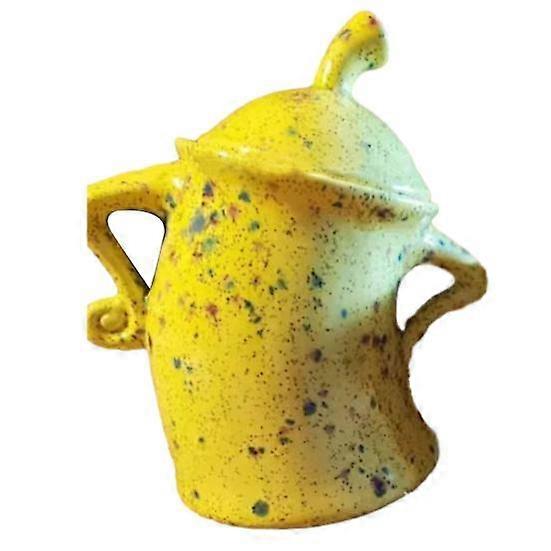 Canister with Attitude Cute Funny Solid Resin Craft Desktop Decoration Akimbo Jar Home Office Supplies