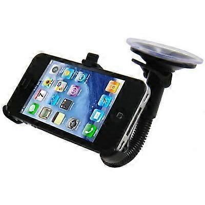 Car Mount - YONIS - iPhone 4 4S - Powerful Suction Cup - Black Plastic - GPS Use