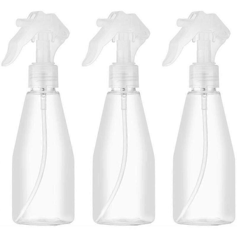 Plastic Spray Bottle with Safety Lock Mechanism, Clear Pet Misting Non-Toxic Odorless for Multiple Uses