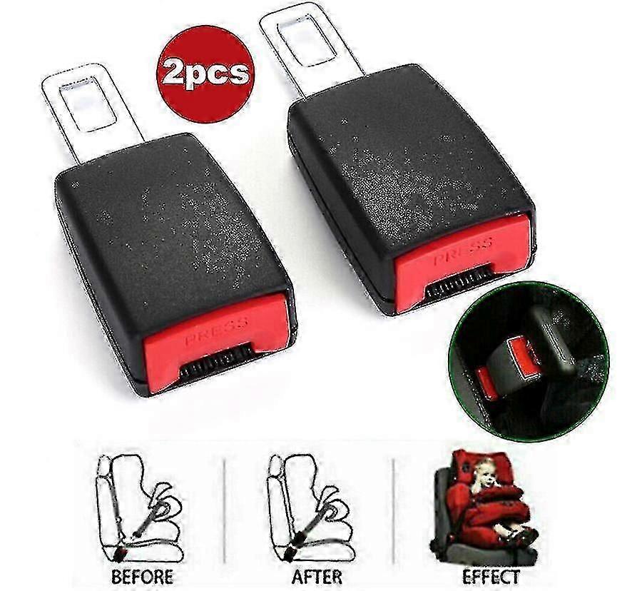 2x Universal Belt Lock For Car Car Seat Belts Seat Belt Tab Lock
