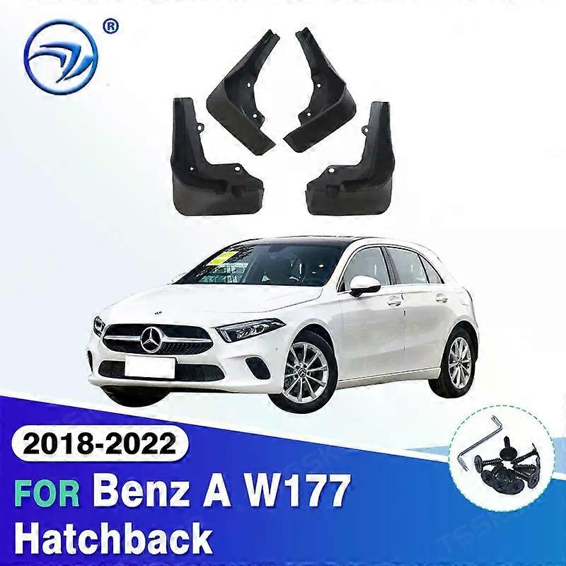 con Mudguard for Mercedes Benz A Class Hatchback W177 2018 - 2022 2019 2020 2021 Mudflaps Splash Guards Mudguards