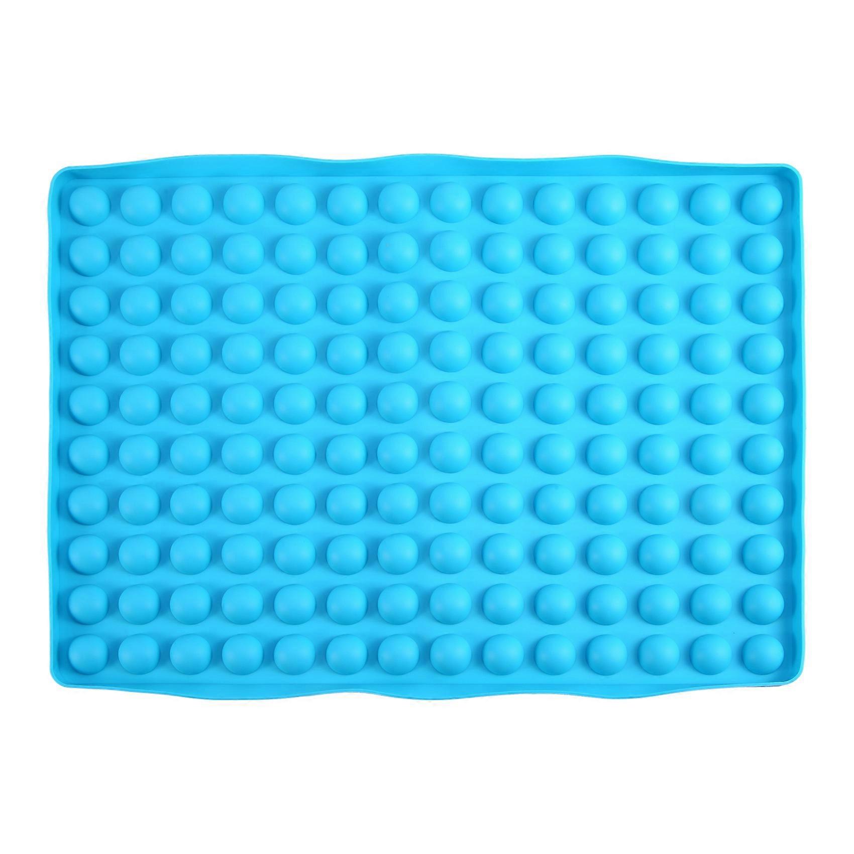 140-Cavity Small Round Silicone Chocolate Drops Mold,Semi Sphere
