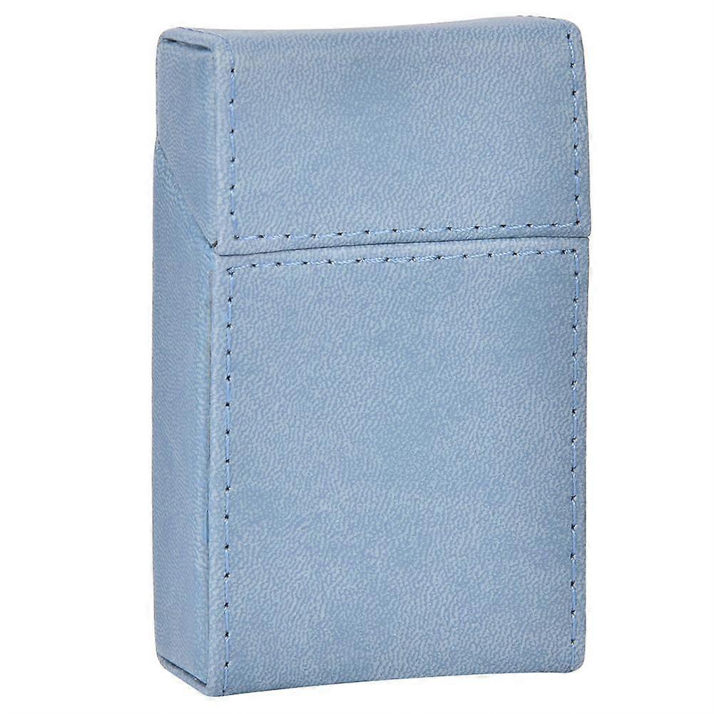 Elegant Style Portable Cigarette Box Storage Case Protection Container for 20pcs CigarettesLight Blue