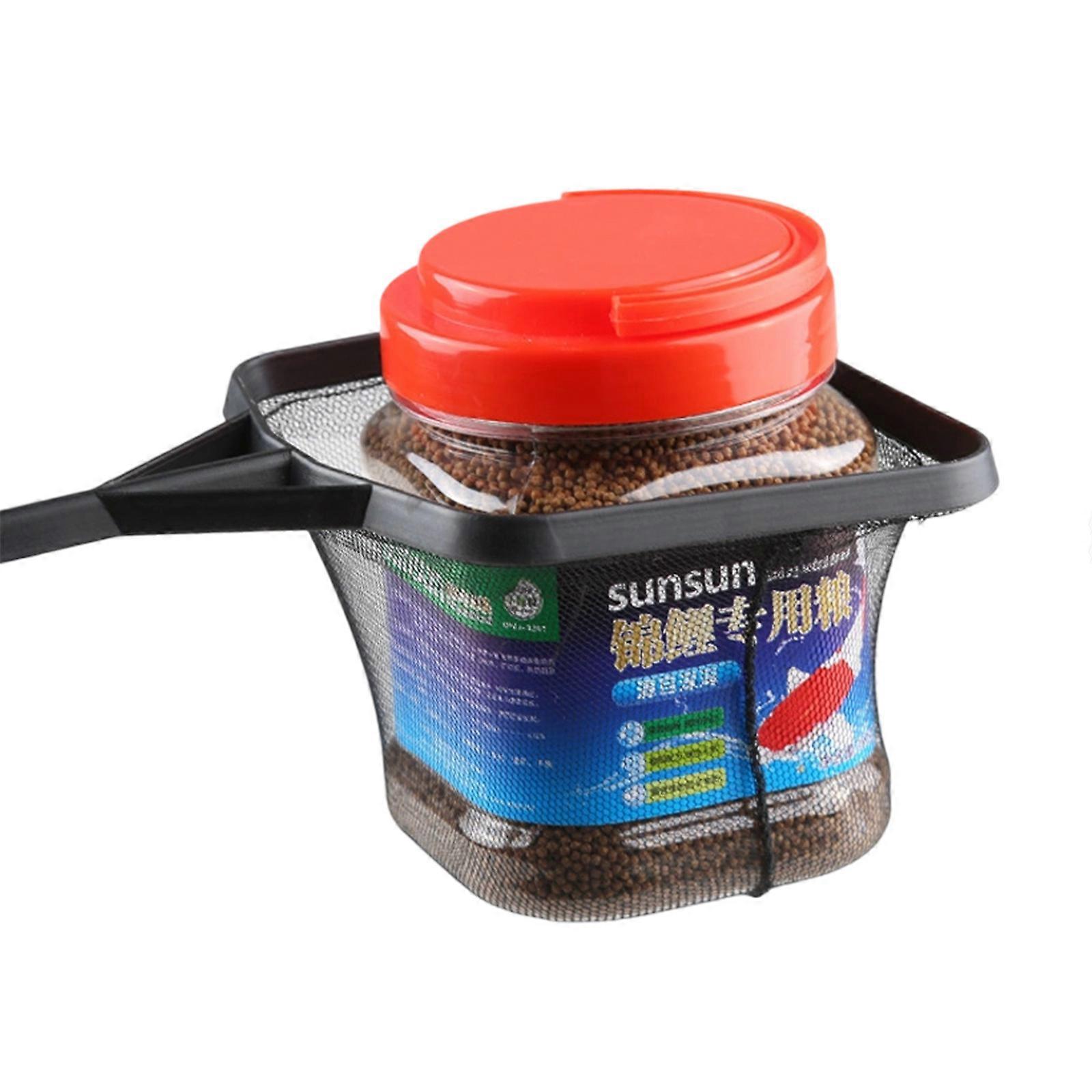 2Pcs Fish Tanks Net Long Handle Square Aquarium Fishing Net Skimming Net Cleanning Tool for Fish Tanks Aquarium Accessory  M