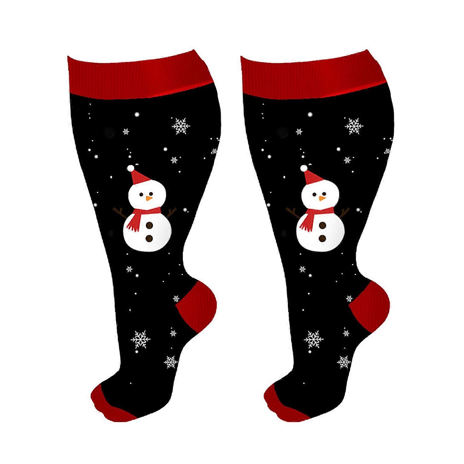 Compressions Socks for Women Men Circulation Cute Fun Support Socks For Nurse,Pregnancy,Travel,Flight,Athletic  Style 3 4XL