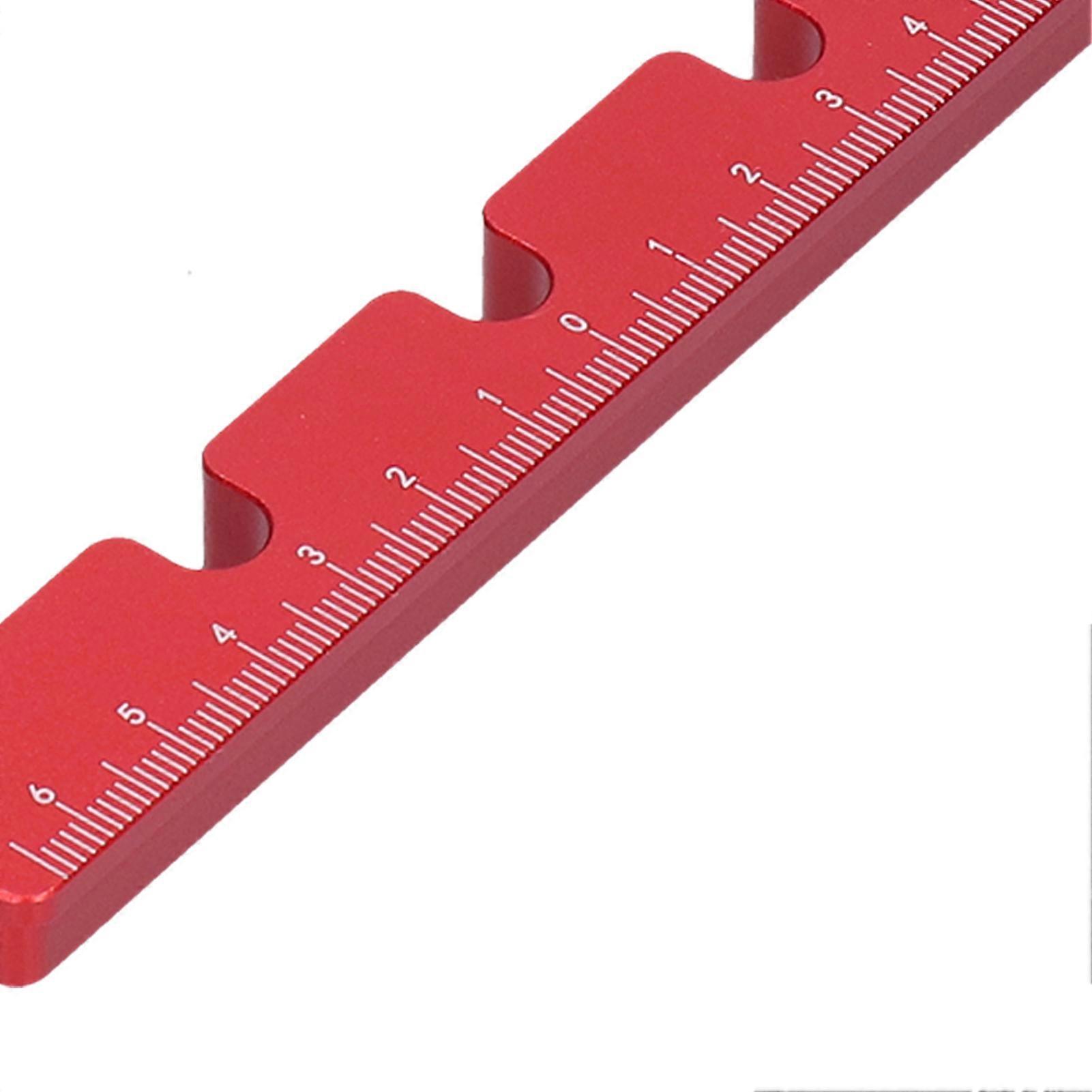 2pcs 45° & 90° Aluminum Alloy Metric Right Angle Positioning Squares for Carpentry 0-12cm