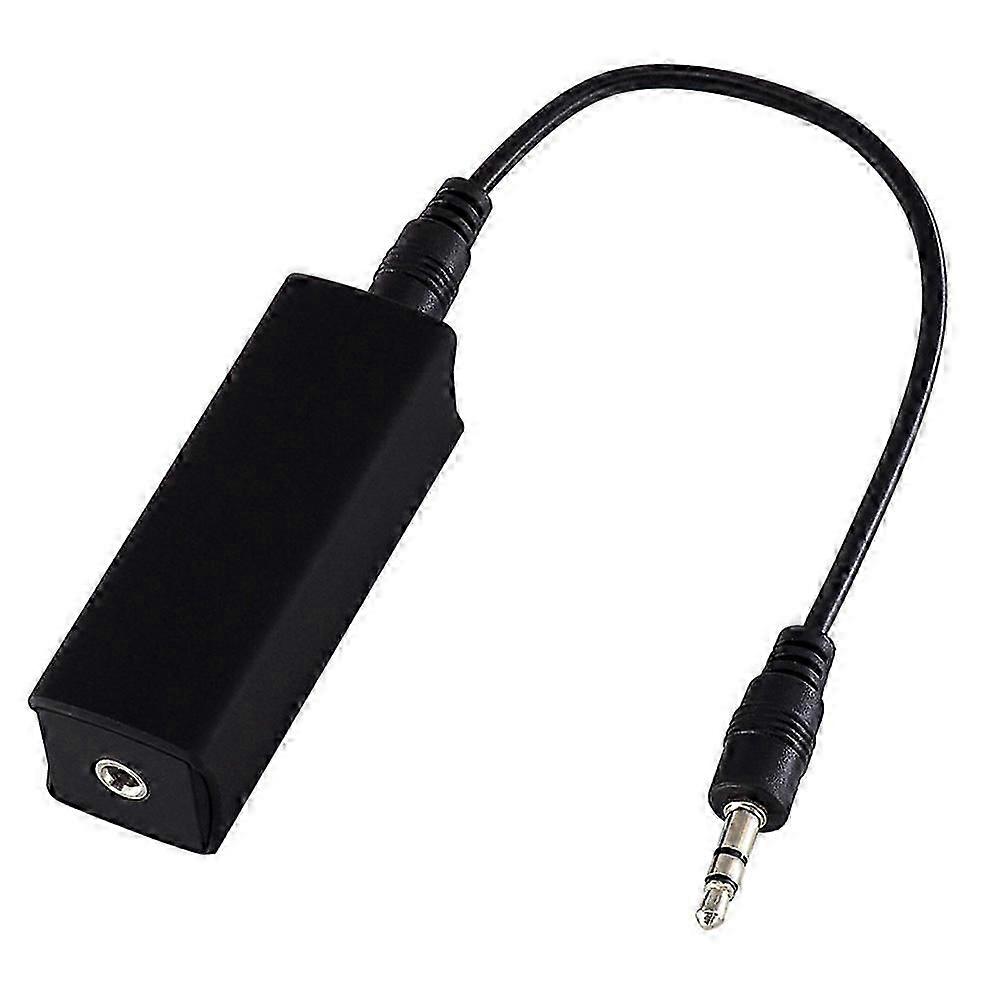 3.5mm Cable Ground Loop Noise Isolator Anti-Interference Safety Accessory for Stereo Car Audio