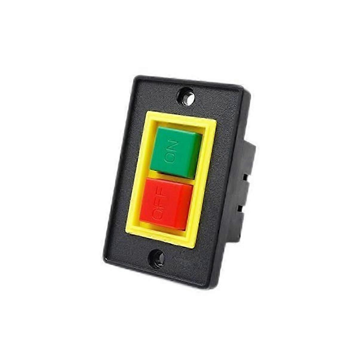 Control Button QCS1 Three-Phase Grinder Press Buckle Bench Drill Machine Tool Small Plate Stop Start Switch