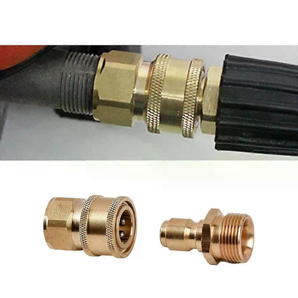 High Pressure Washer M22 Adapter Quick Connector Quick Release Fitting Power Washer Fast Connection Quick Coupler