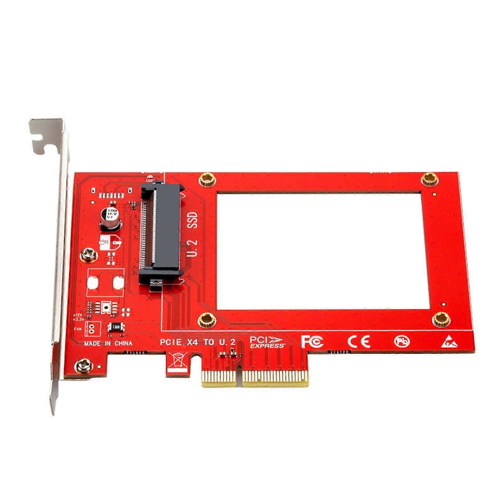 מתאם U.2 SSD ל-PCIe X4 3.0 מתאם SFF-8639 PCIe ממיר SSD מסוג PCIe NVMe