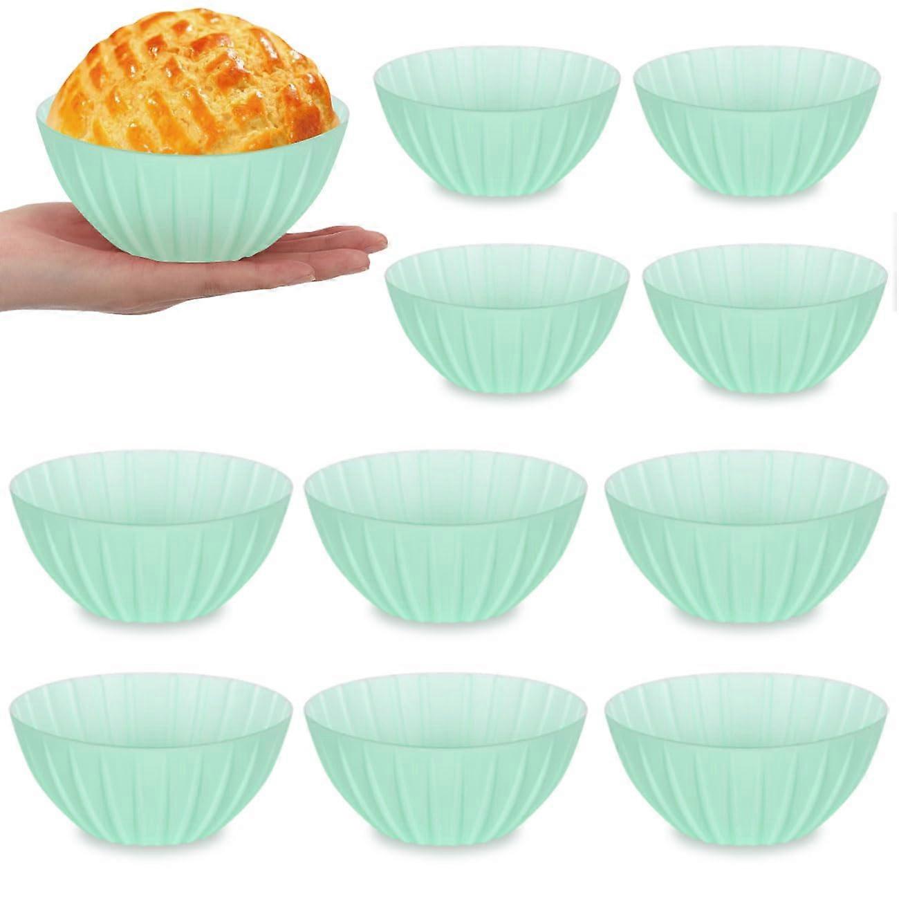 10 Pcs Silicone Bread Proofing Baskets for Sourdough Baking 5 Inch