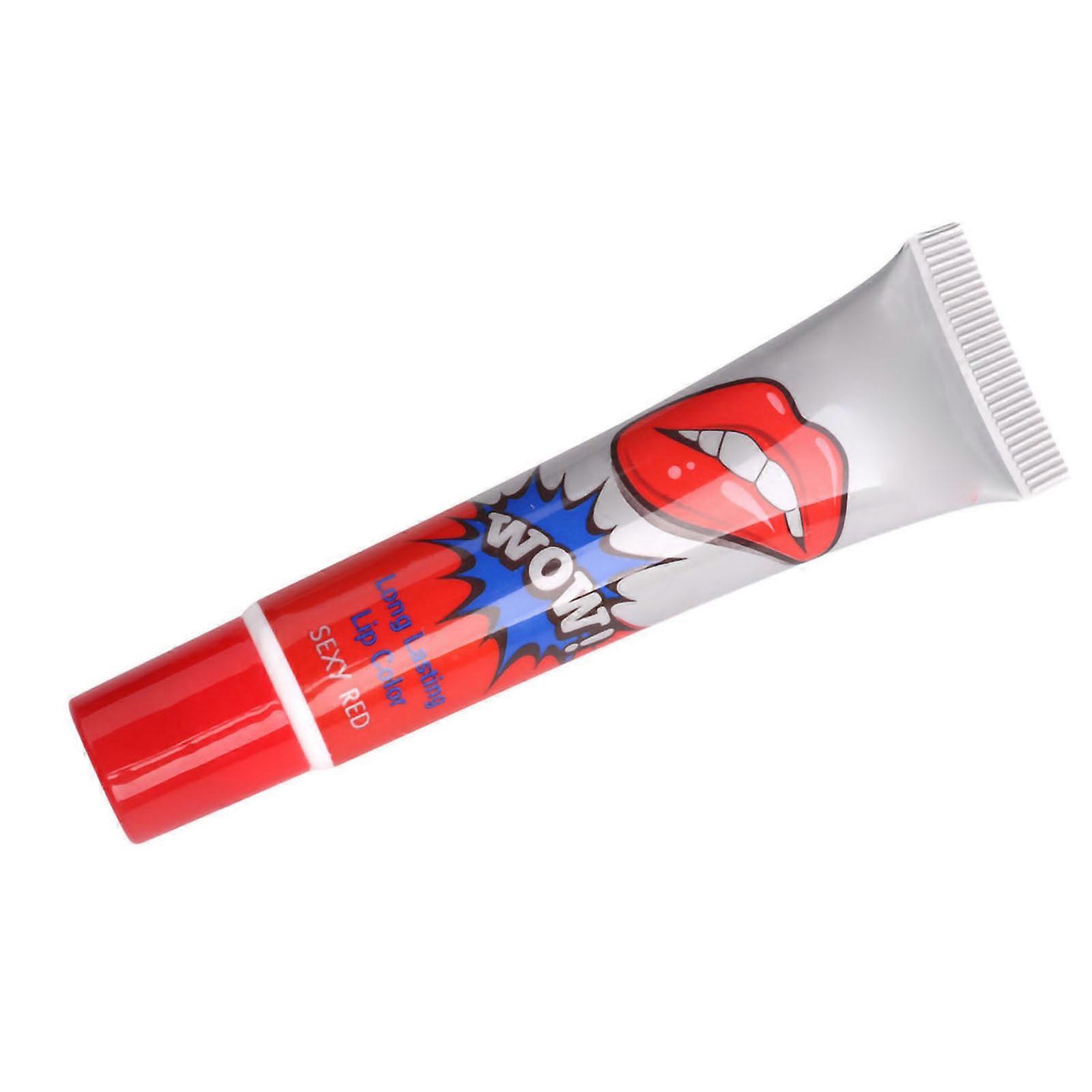 Tear-off lipstick, moisturizing, non-sticky, elegant, at, dating, long-lasting, film-like, lip gloss, strawberry