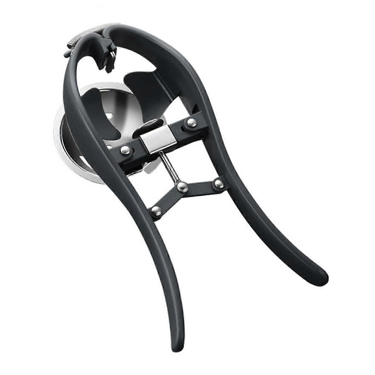 Egg Separator Tool Stainless Steel Handheld Easy Use Kitchen Egg Opener with Non-Slip Grip and BPA-Free Design