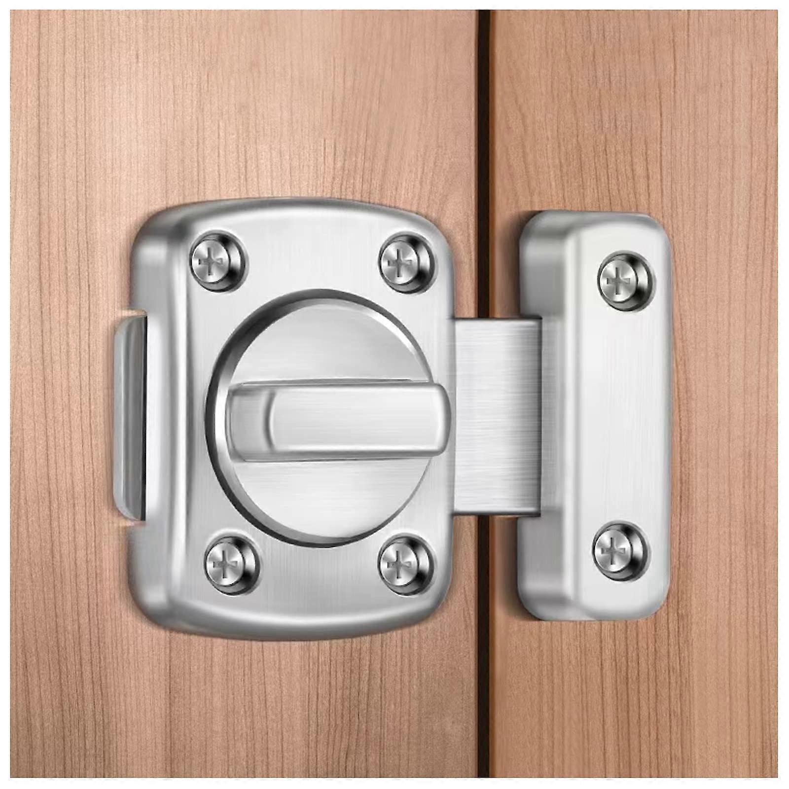 Night latch two -way turning security door lock bolt, bolt lock solid rotary door lock toilet