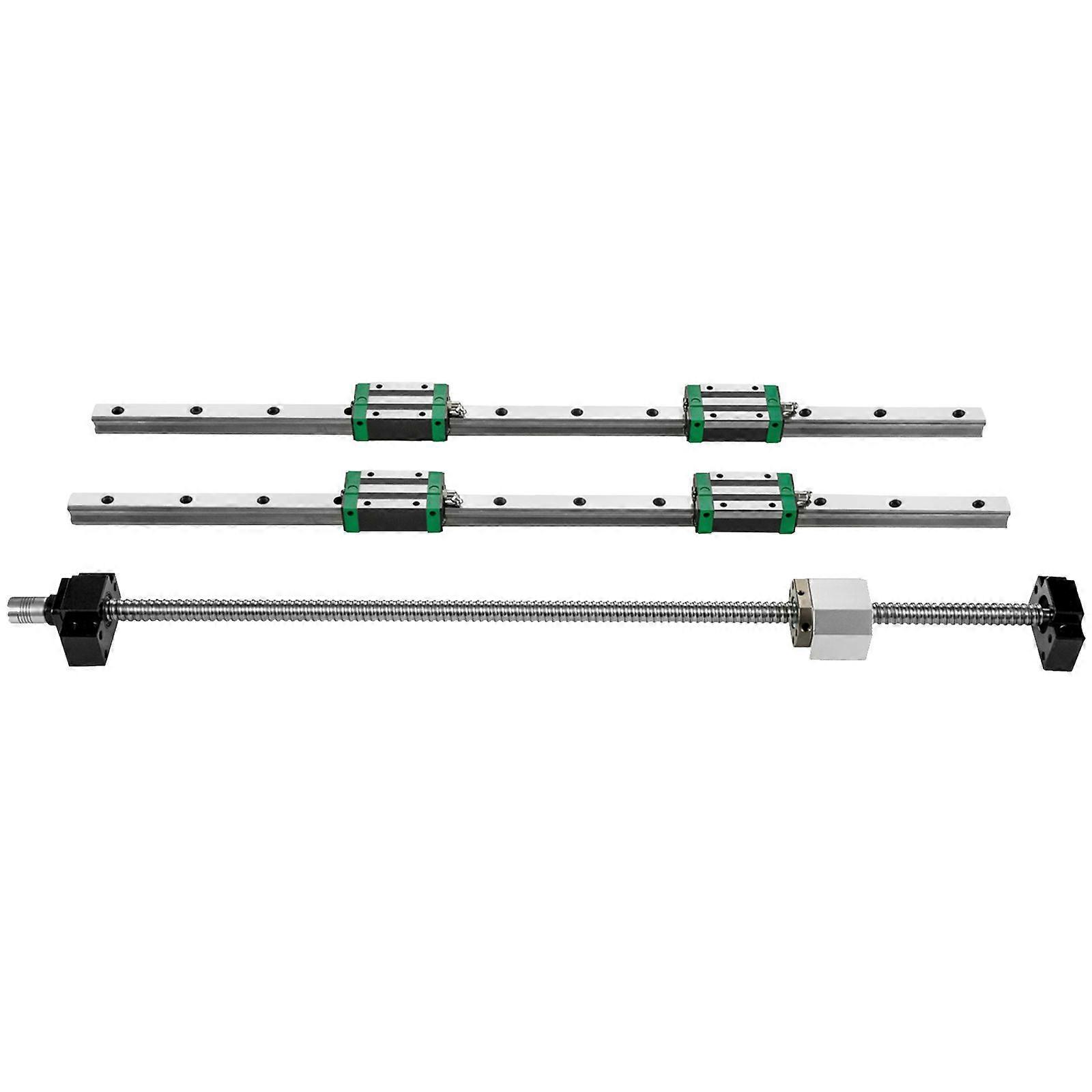 2x Linear Railshgr20-1500mm4x Blockskugelgewindetrieb Rm1605-1500mm Bf12/BK12CNC Set