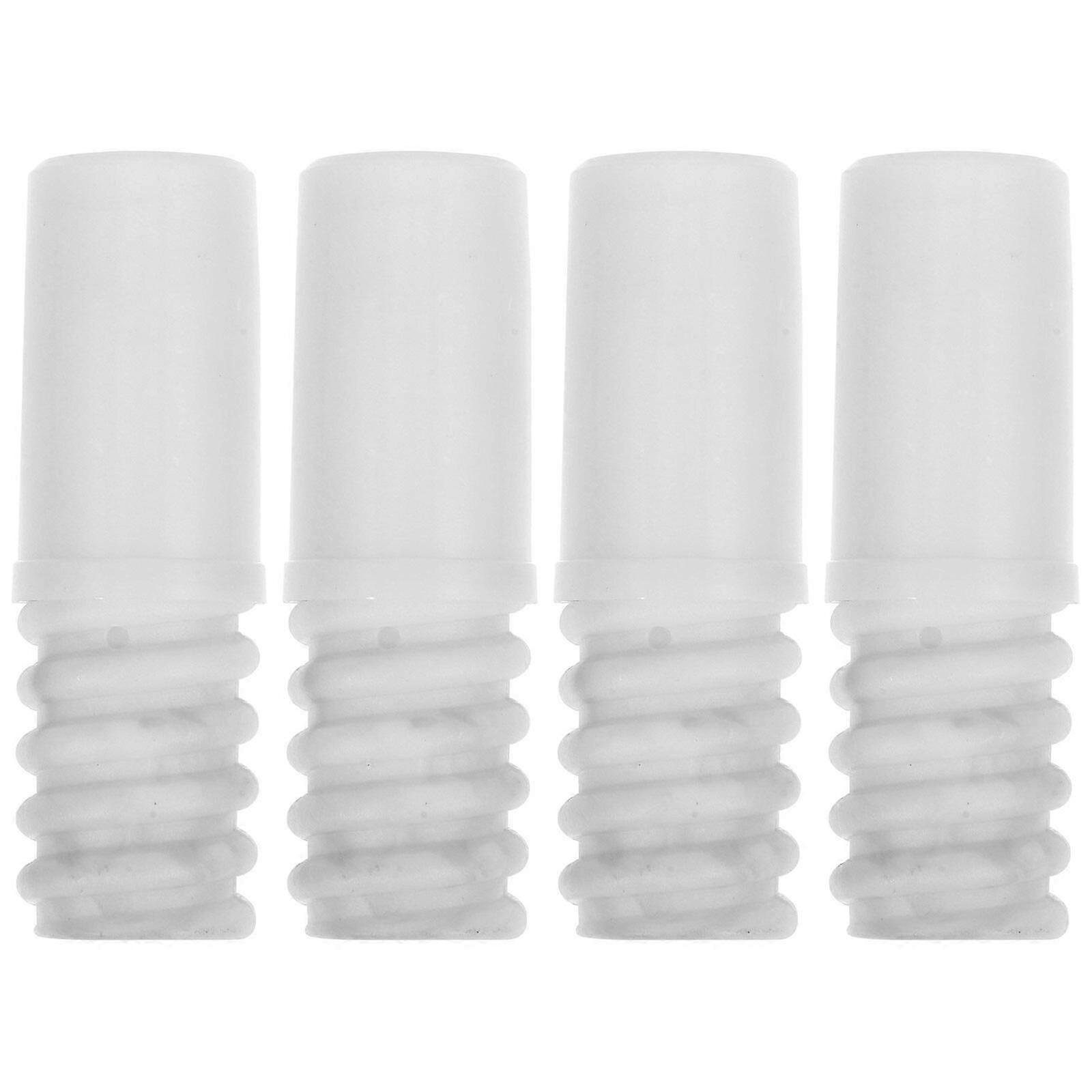 4Pcs Replacement Tail Adapter Threaded Tip Replacement Threaded Tip Repair Mop Handle Pole Handle