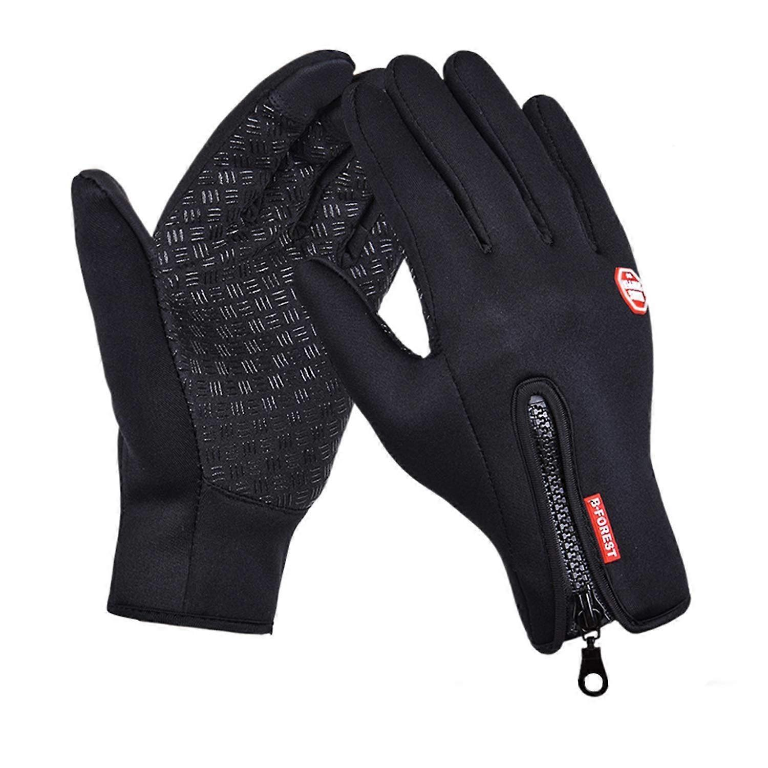 Touch Screen Gloves Winter Windproof Unisex Warm Smartphone Compatible For Running And Cycling