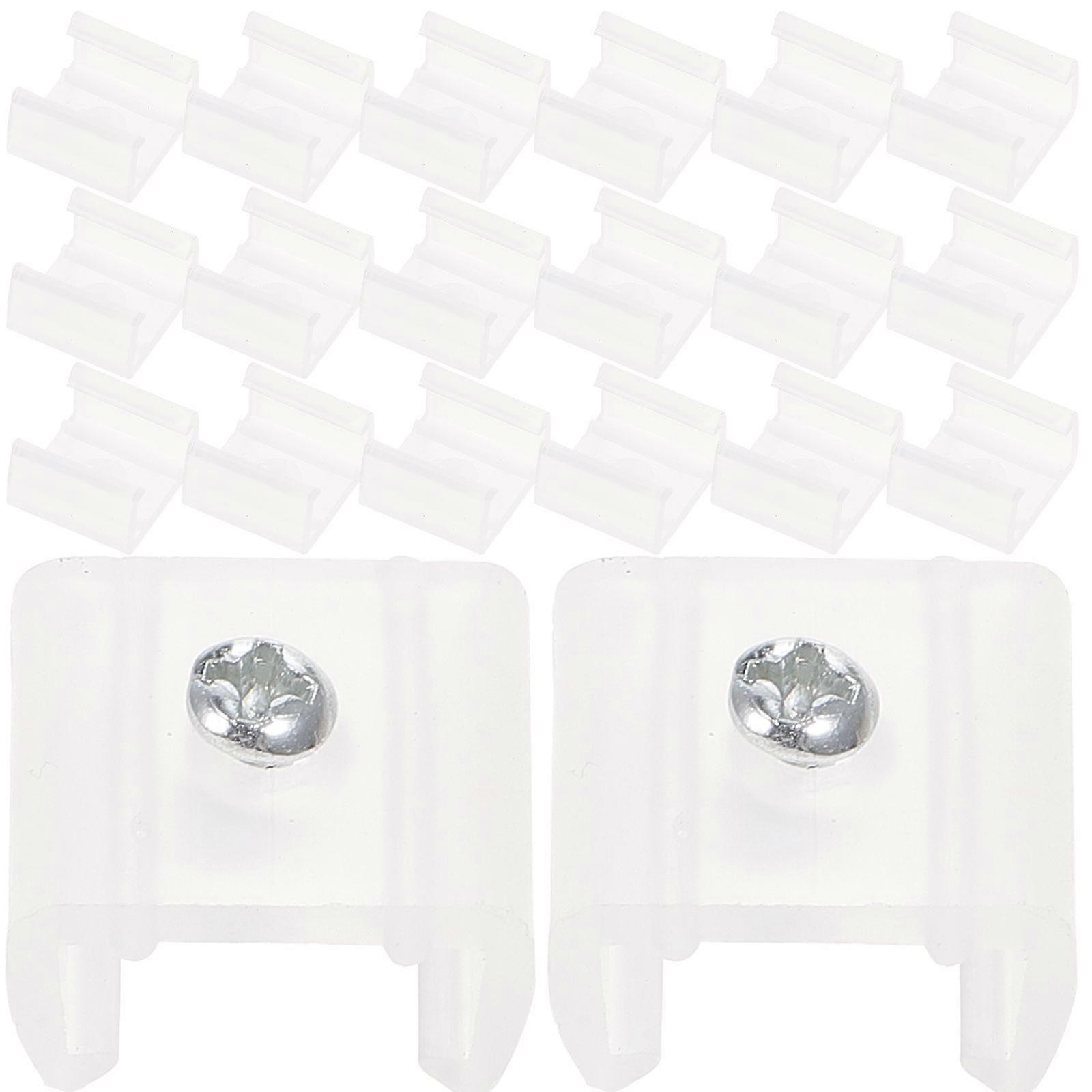 100pcs Led Light Clip One Side Fixing Rope Light Fixing Clip Led Light Hanger