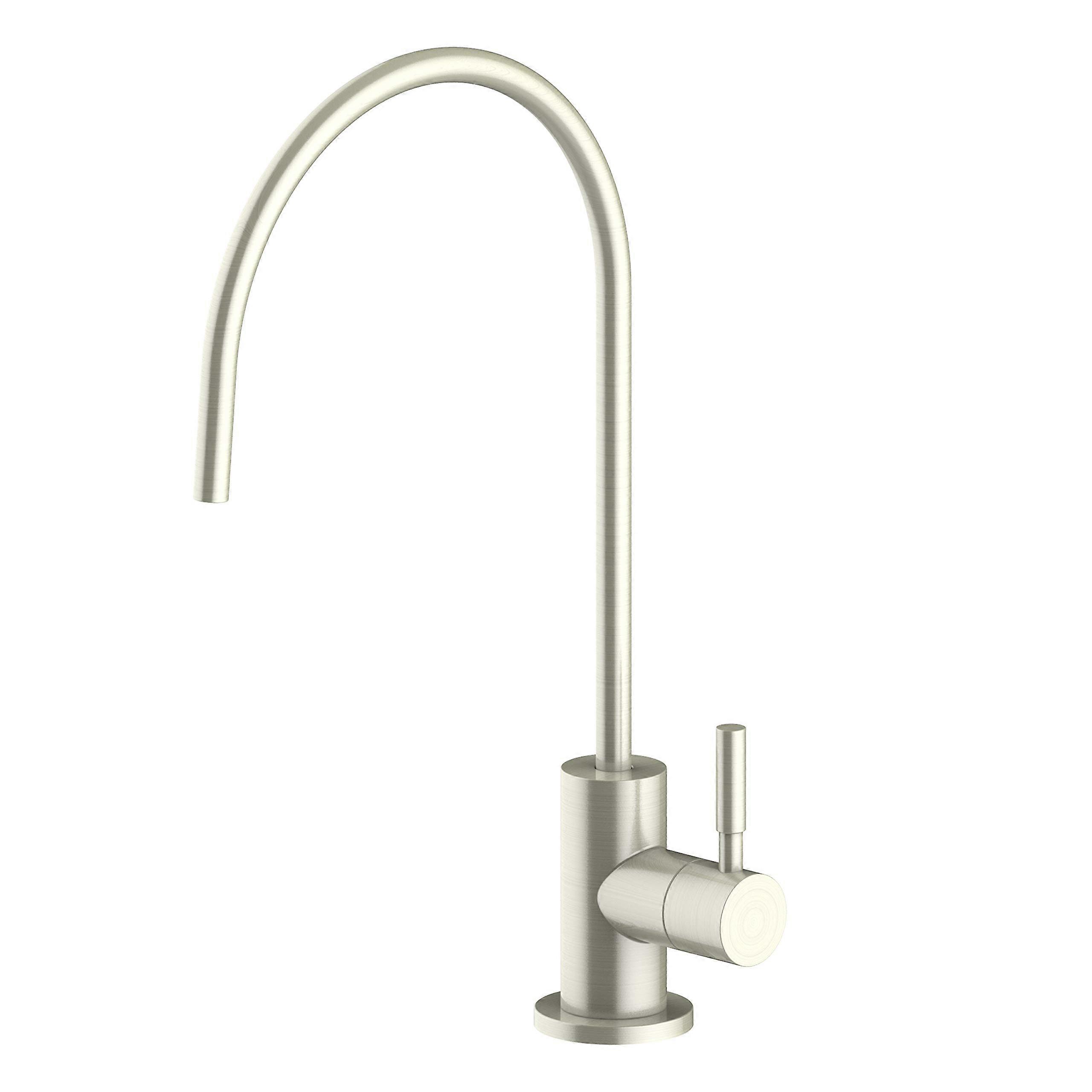 Drink Faucet Brushed Nickel Model FBV-BN - Modern Design, Single Handle, Kitchen Water Dispenser, Durable Finish