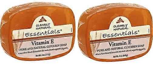 Clearly Natural Essentials Vitamin E Glycerin Soap 2 Pack