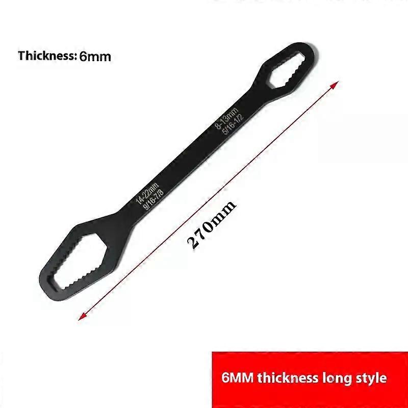 Car Universal Torx Wrench 8-22mm Adjustable Self-tightening Wrench Board Double-head Torx Spanner Torx Spanner Hand Tools New