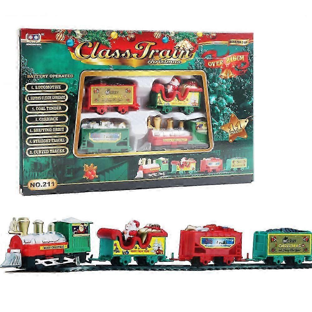 Christmas Train Set Track Gift Around Tree Decoration Santa