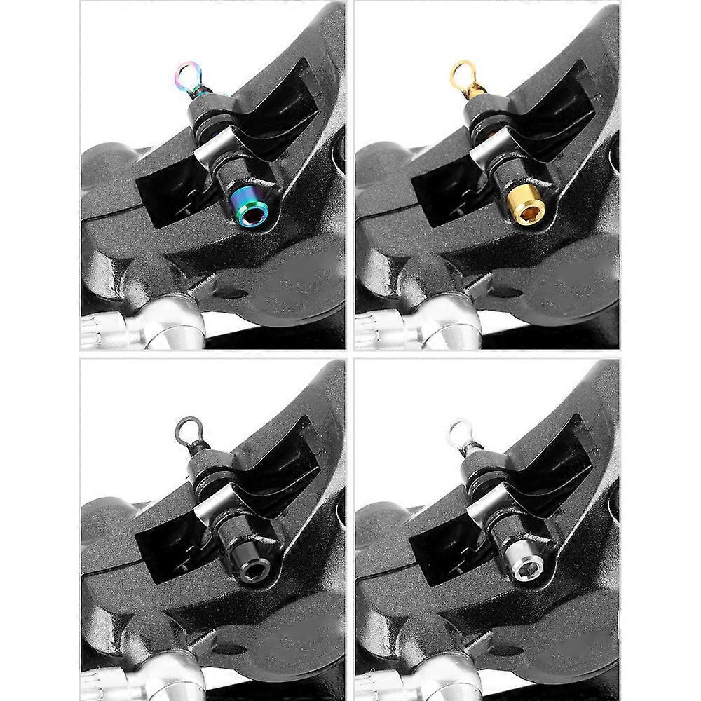 Bicycle Hydraulic Disc Brake Pad Bolts Ti-Alloy Fixing Pin Inserts Caliper Screws Retainer Pin Circlip Bike Accessories