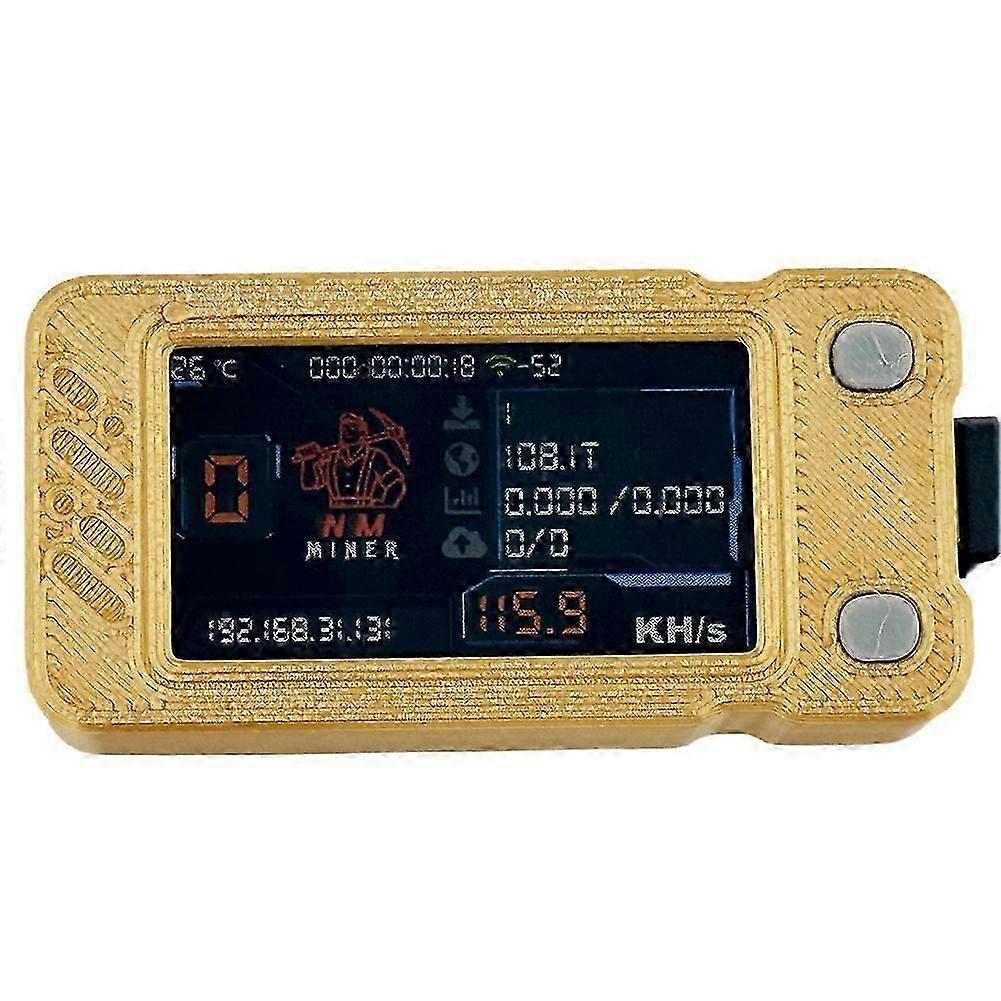 Upgraded Nerdminer 118KH/S BTC Solo Lottery Miner Mini ASIC Miner Bitcoin  BTC Miner with Color